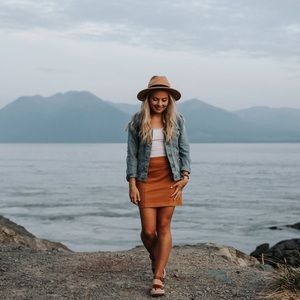 Forever 21 Brown Skirt